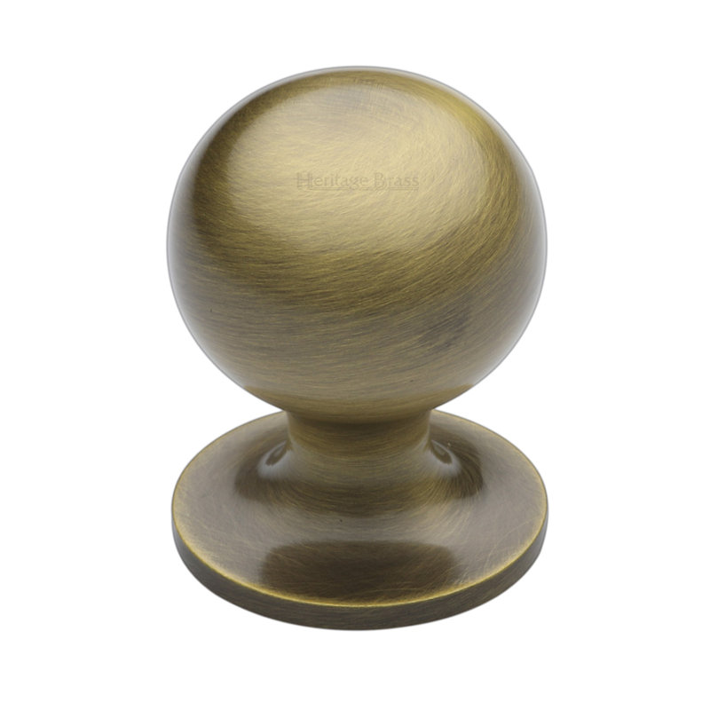 Heritage Brass Cabinet Knob Ball Design, 3.2cm