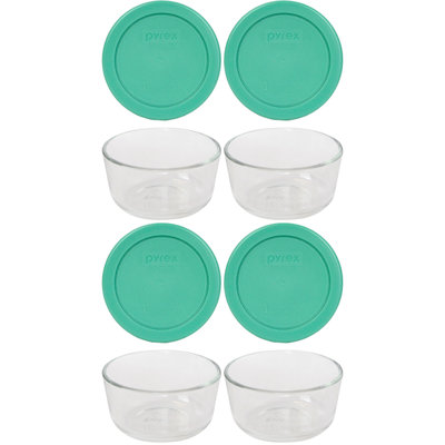 Glass 4 Container Food Storage Set