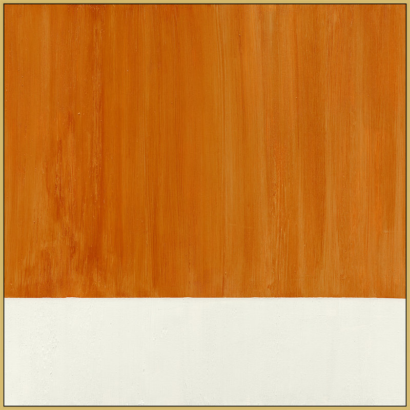 Textured Panel Orange Painting by Thom Filicia