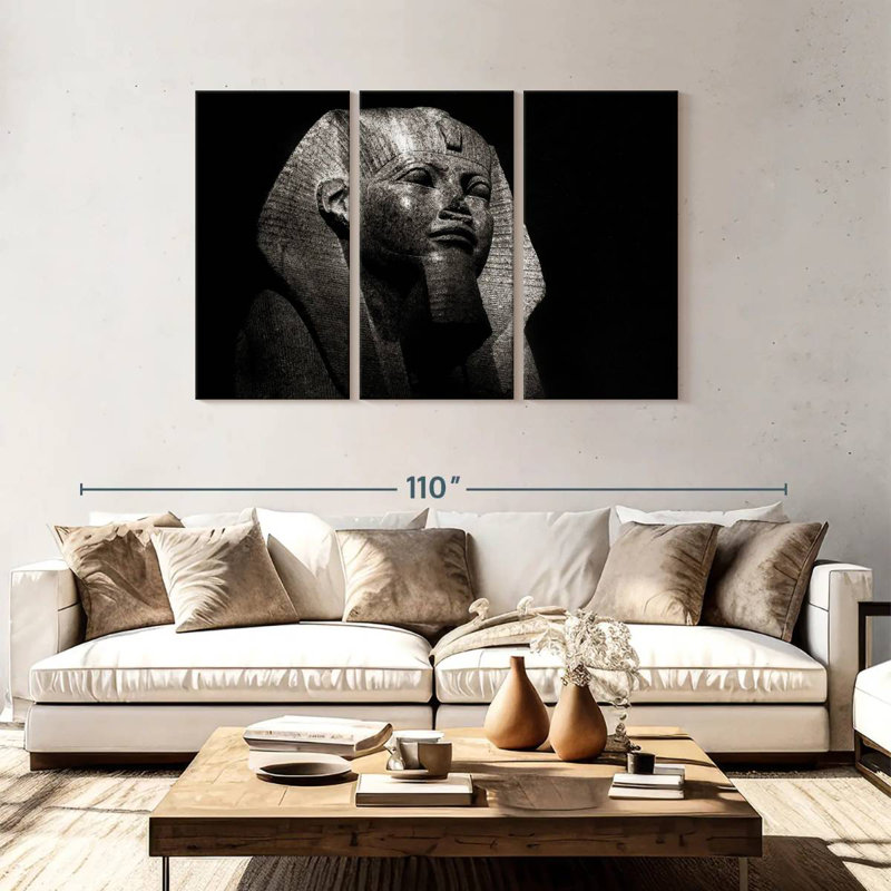 Brampt Closeup Black Sphinx, 48" H x 74" W
