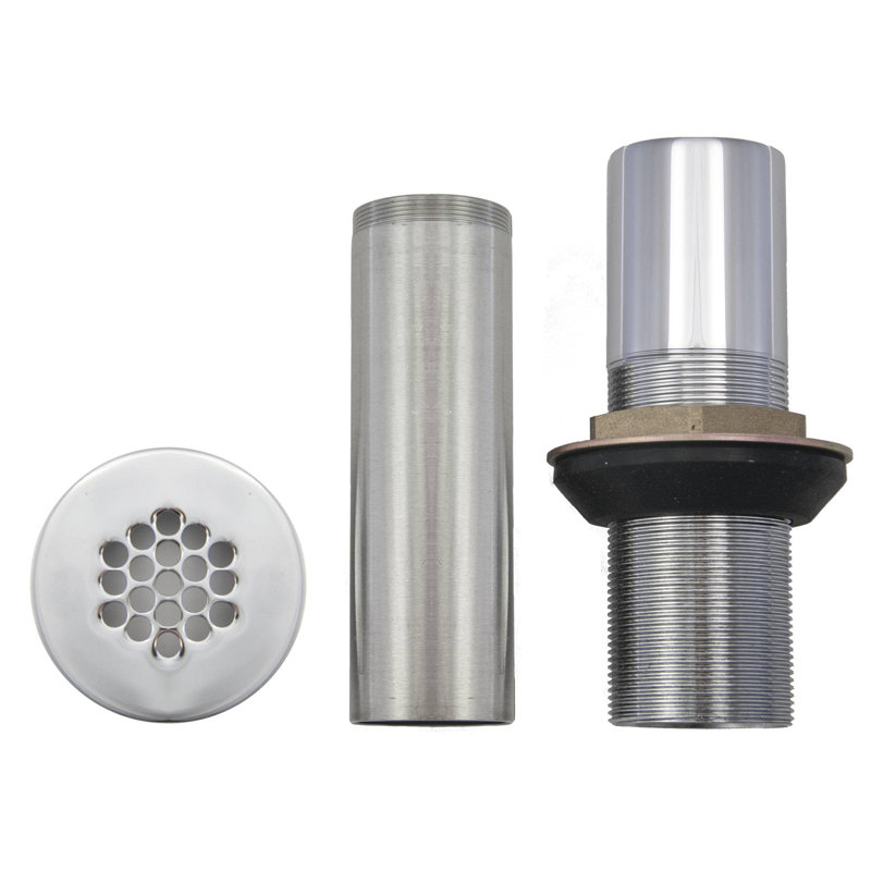 Moen® 1.25" Grid Shower Drain with Overflow, Polished Nickel