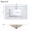 Meuble-lavabo de 30 po avec lavabo en céramique, porte à fermeture en douceur avec tablette intégrée, tiroir profond, tiroir standard, grand tiroir diviseur, grande armoire de rangement pour la salle de bain, design moderne et fonctionnel-657196321