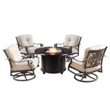 Oakland Living Outdoor 5 - Piece Conversation Set