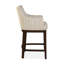 Upholstered Bar Stool with Solid Wood Frame-724910656