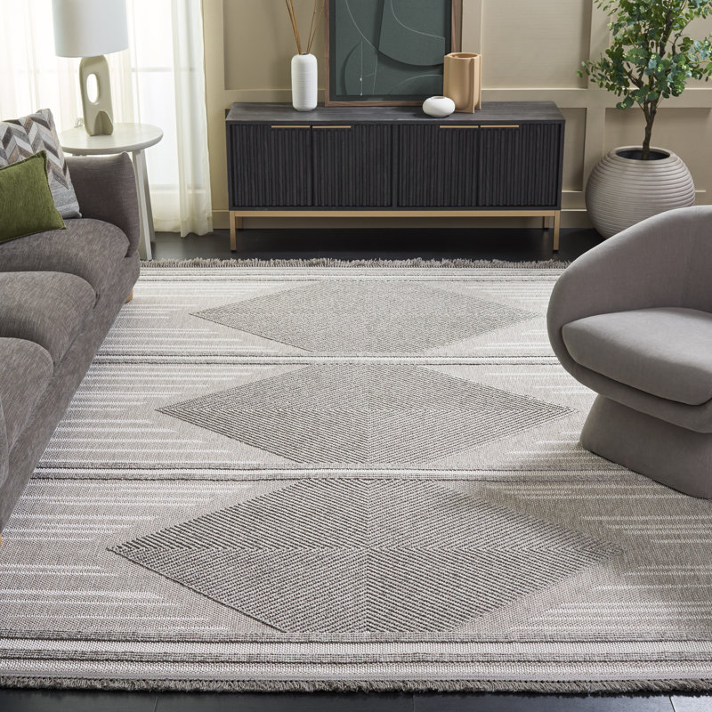 Tapis géométrique Inchierchiere Performance, Rectangle 8 pi x 10 pi