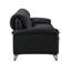 Canapé moderne Eilene, cuir fleur noir-1719644886-1719644887