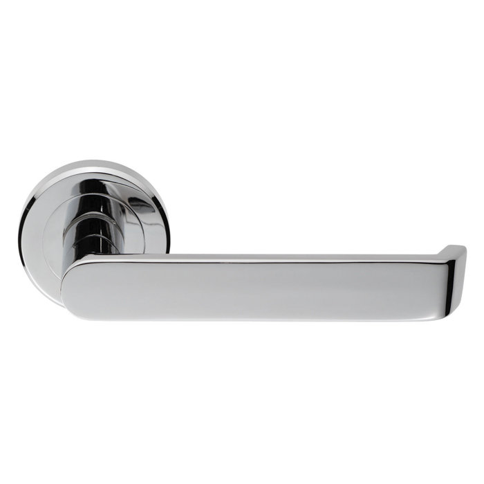 Serozzetta Concept Latch Door Handle, Polished Chrome