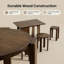 Table à thé mobile, canapé pliant en bois massif, table d'appoint, salon, tabouret de maison, tabouret pliable, table à thé minimaliste