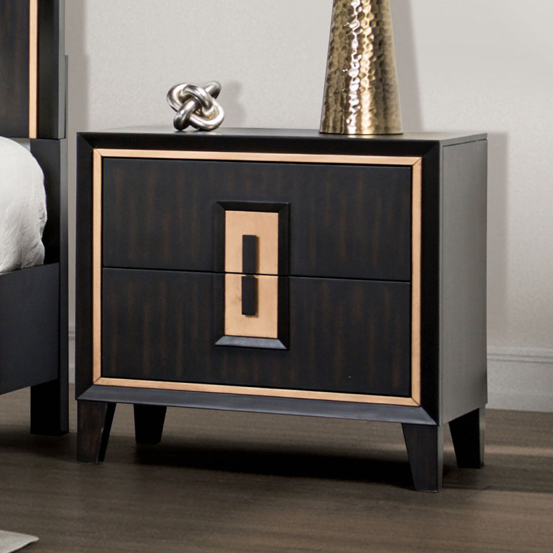 Table de chevet contemporaine 1pc