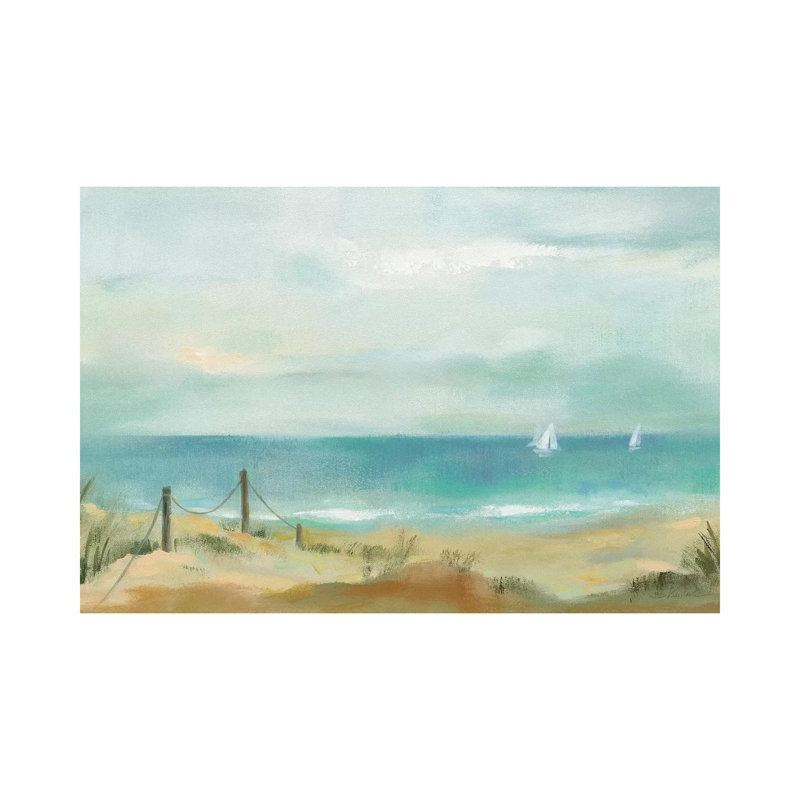 Serenity On The Beach by Silvia Vassileva - Wrapped Canvas Print, 101.6 cm H x 66.04 cm W x 1.91 cm D