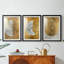 ABSTRACT Series CCXIX - Impression sur mesure encadrée de qualité supérieure - 3 pièces-1888584047