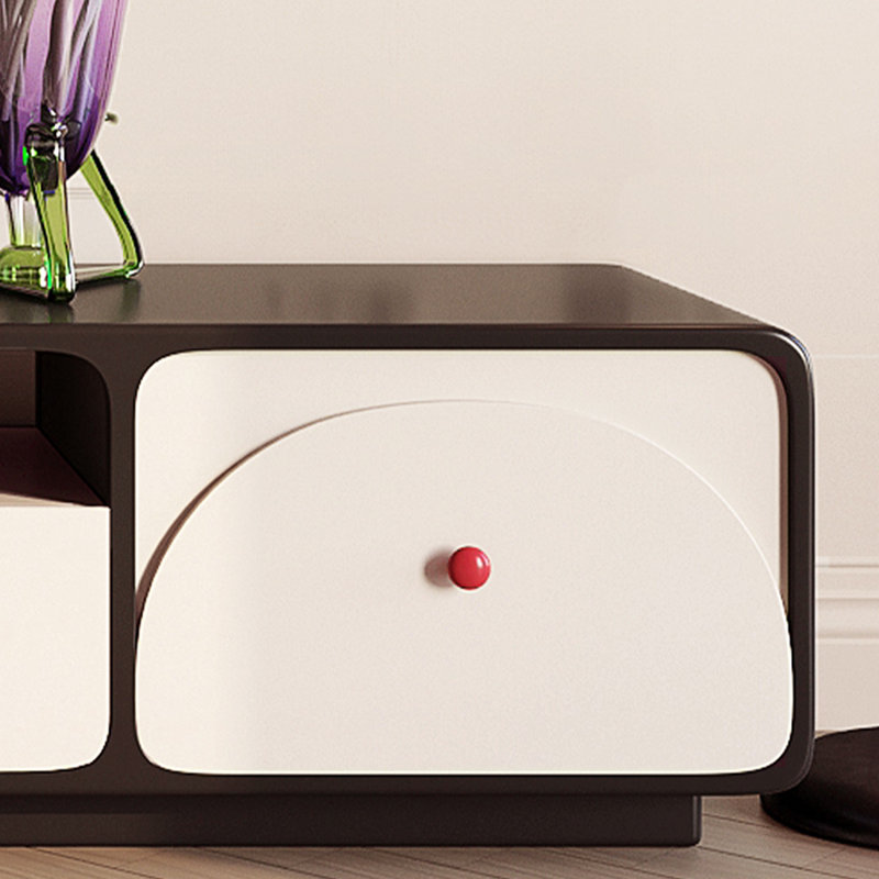 Meuble télé en bois de style rétro, 94.48"