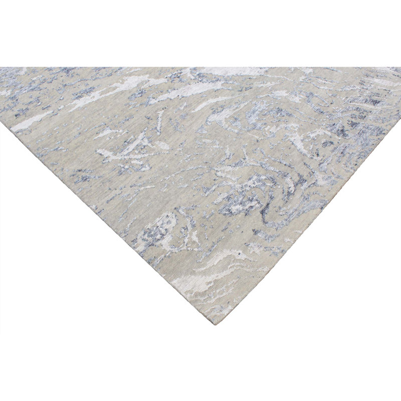 Area Rug in Silver/Grey, Rectangle 12' x 15'
