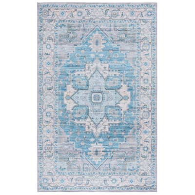 Pahulveer Performance Machine Washable Oriental Rug