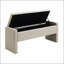 Banc de bout moderne avec rangement, grand tabouret de repose-pieds rembourré, banc de meuble-lavabo pour fenêtre confortable pour salon, chambre à coucher, dortoir, table basse, lumière de lin-1832990320