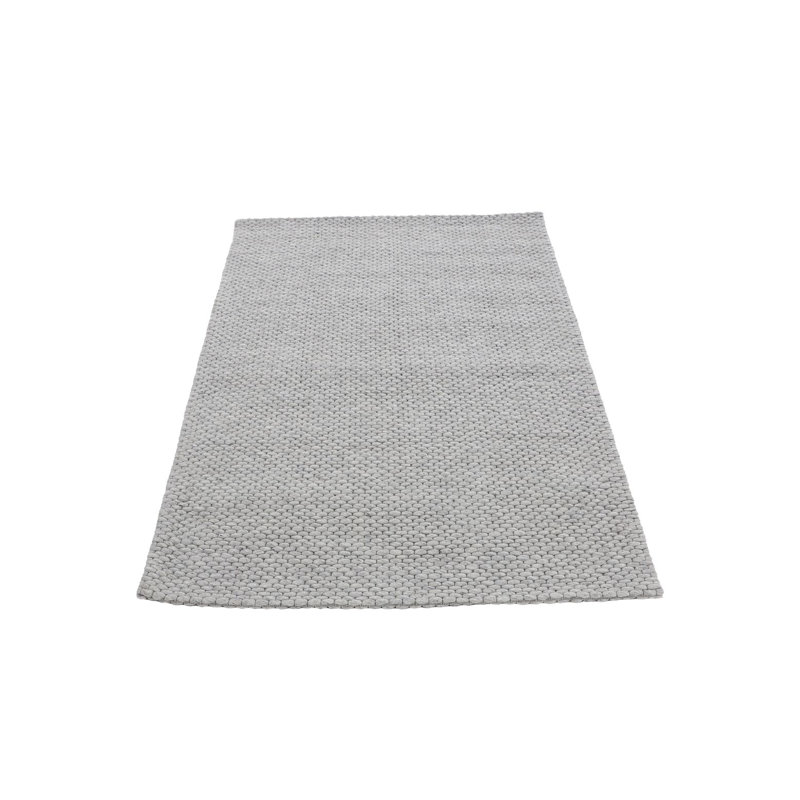 Handgefertigter Wollteppich Aus In Grau Wool Hand Loomed Area Rug, Rectangle 120 x 170cm