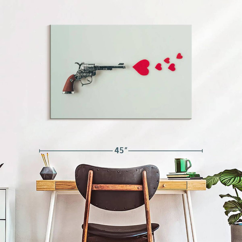 Kill With Love, 26" H x 39" W