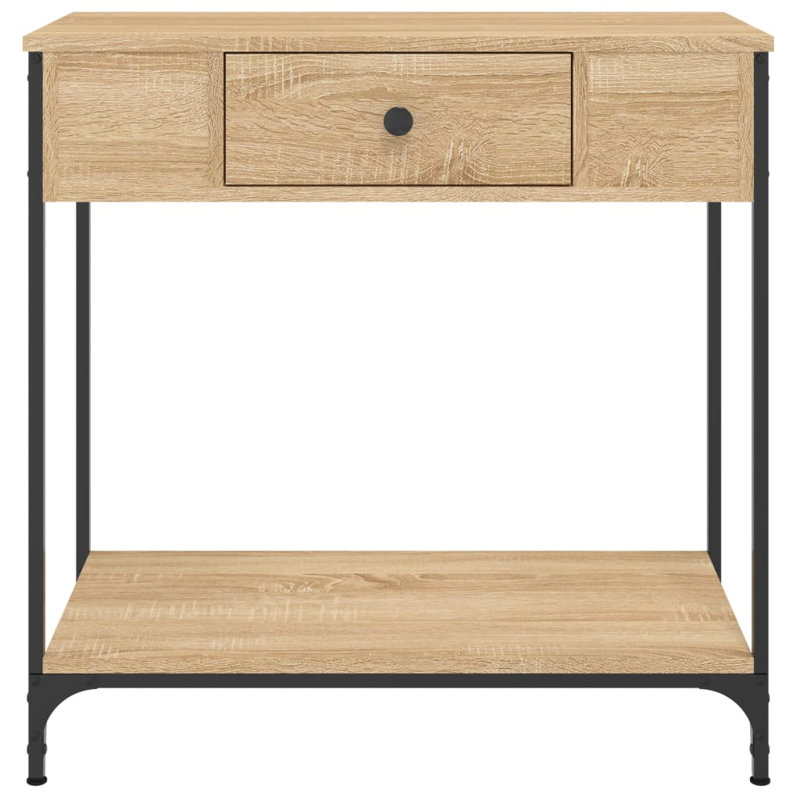 Console Table, Sonoma Oak, 75cm H x 75cm W x 34.5cm D