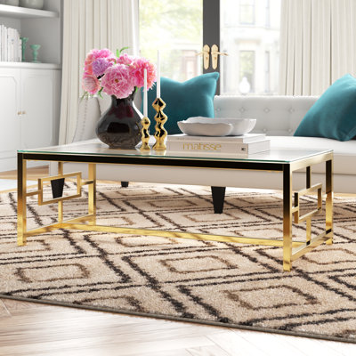 Venturi Glass Top Single Coffee Table