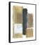 «Metallic Blocking No 2 - Floater Frame», reproduction d'art sur toile-46829102-46829106