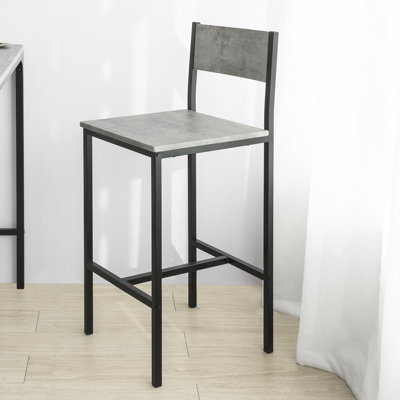 Agilbert Counter Stool with Metal Frame