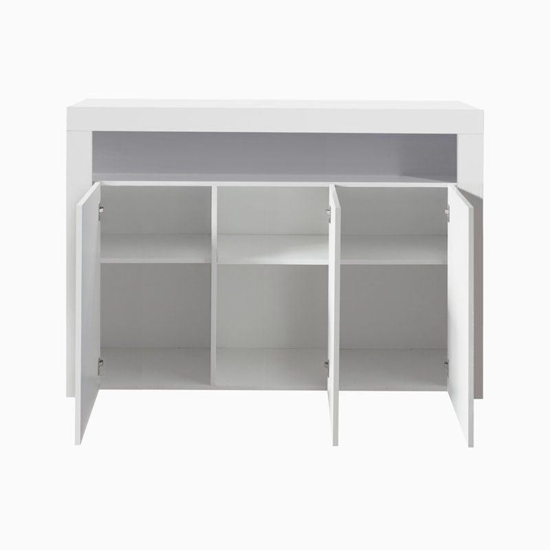 Buffet de 51,2 po Angeliqu, Blanc