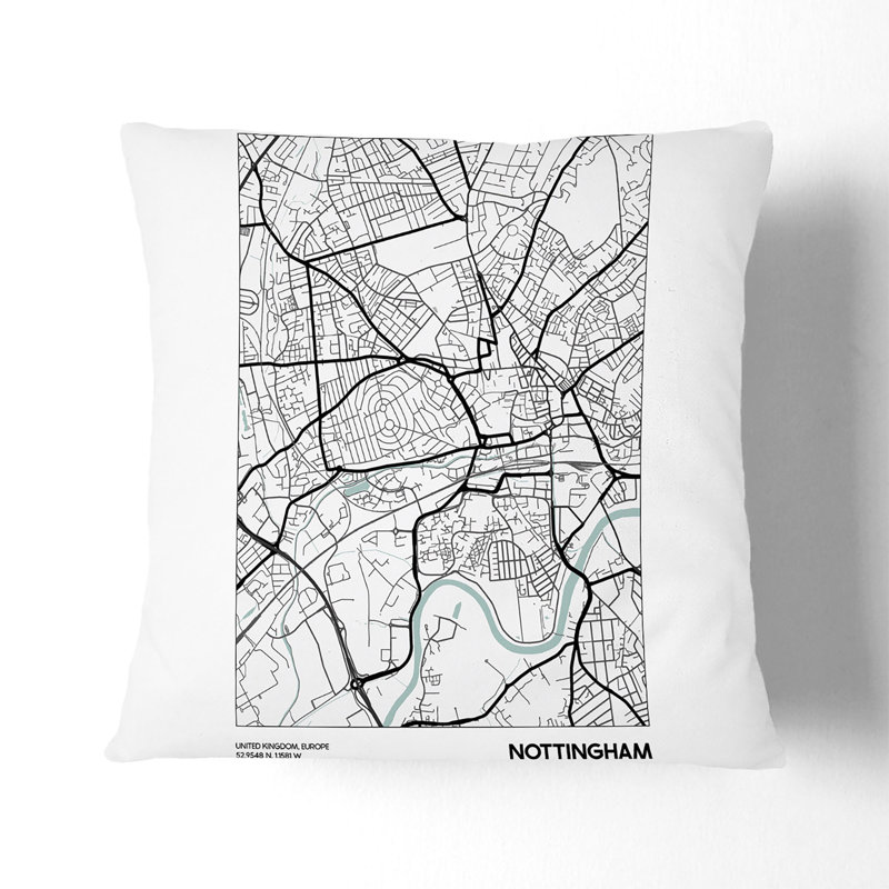Square Cushion, 40cm H x 40cm W x 15cm D