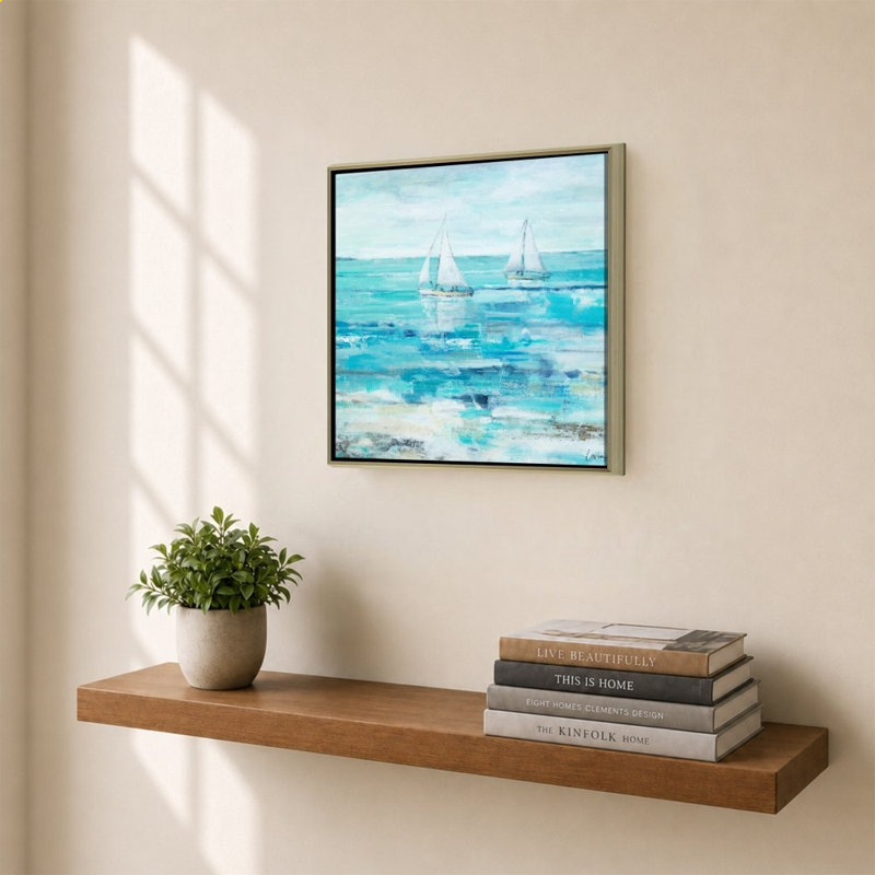 Duo de voiliers par Lorenzo Collective - Impression sur toile