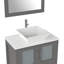 Ensemble de meuble-lavabo simple avec miroir -116868046-27042726