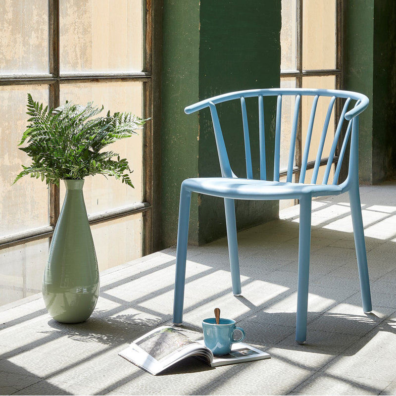 Chaise de patio Woody, Bleu rétro