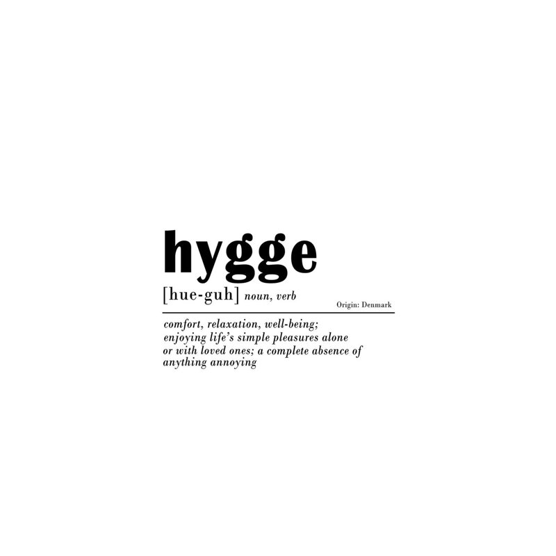 Hygge 1 Piece Wall Art on Canvas, 20.32 cm H x 30.48 cm W, Wrapped Canvas