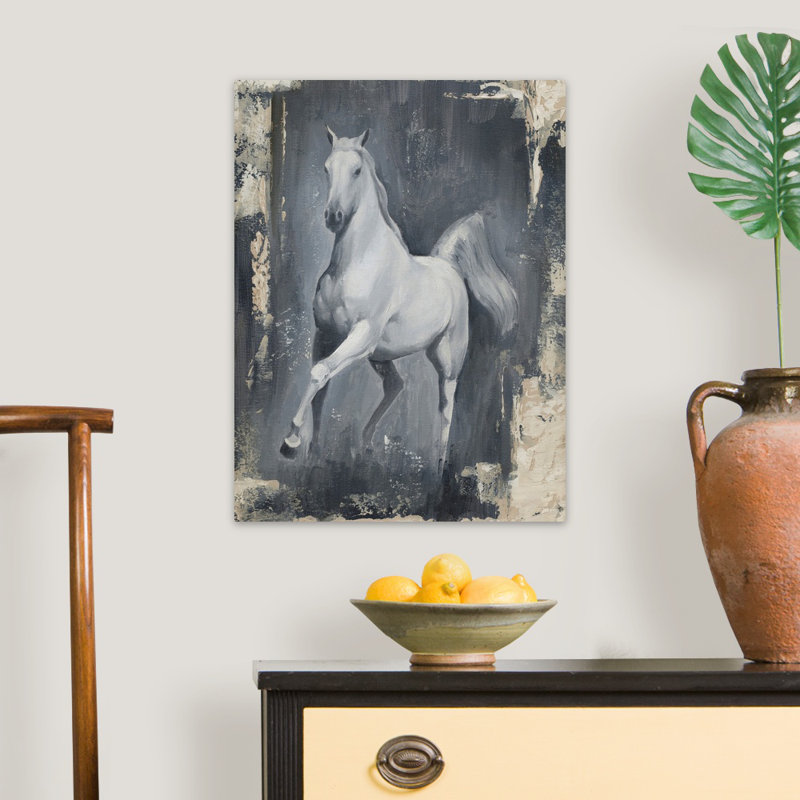 Reproduction d’art « Running Stallion II » par Ethan Harper, Toile tendue, H 40 po x l 30 po x 1,25 po