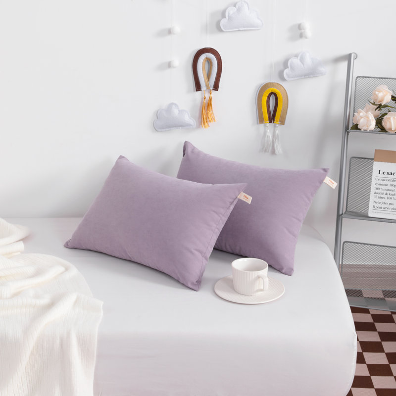 Microfiber Tiny Pillows, Machine Washable - NTBAY, Lavender