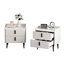 Table de chevet avec 2 tiroirs Nightstands-474187883