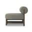 Chaise de patio en teck avec coussins Cherina Klaudie-594861184-594861187