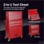 Coffre à outils, armoire de rangement à outils à 8 tiroirs avec coffre à outils amovible 2 en 1, doublure, roues verrouillables, crochets latéraux, chariot à outils en métal pour le garage-130369769