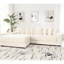 Canapé modulaire en velours côtelé beige avec méridienne gauche, 8 coussins, facile à assembler pour le canapé modulaire surdimensionné et les coussins décoratifs, beige, pour un salon décontracté-771991800-771992326