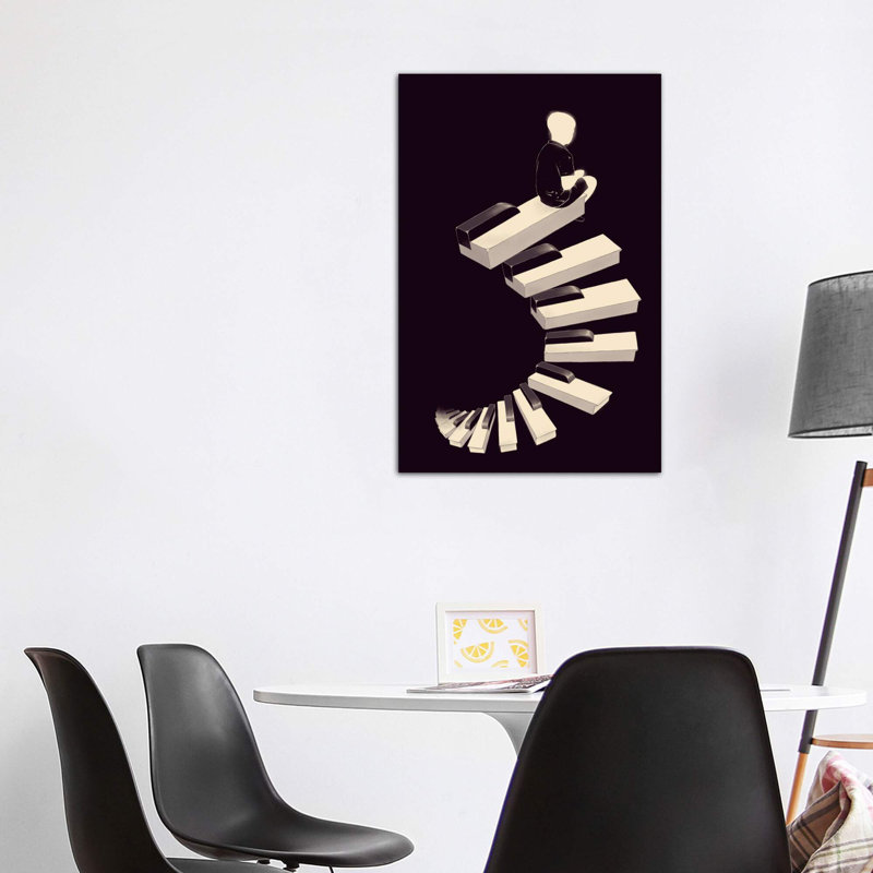 « infinite tune » par mathiole-impression sur image, H 48 po x l 32 po x P 1,5 po, Toile tendue