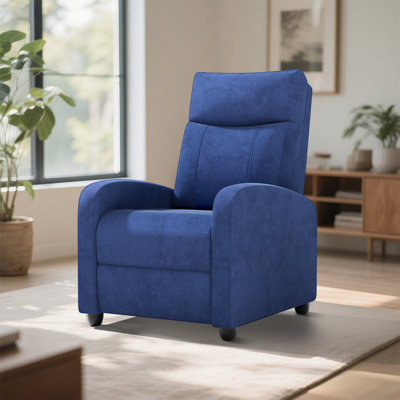 Adjustable Recliner Sofa Chair – Breathable Cotton-Linen Fabric Single Chair For Adults, Perfect For Living Room Relaxation