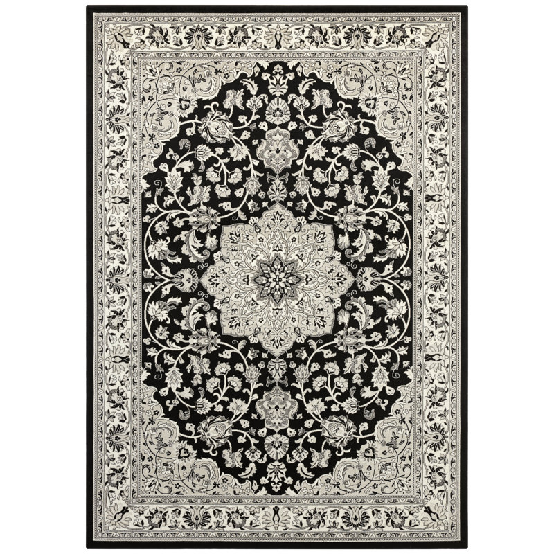 Keshan Tufted Black/Grey Rug