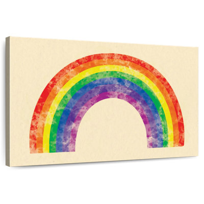 Grunge Vintage Rainbow
