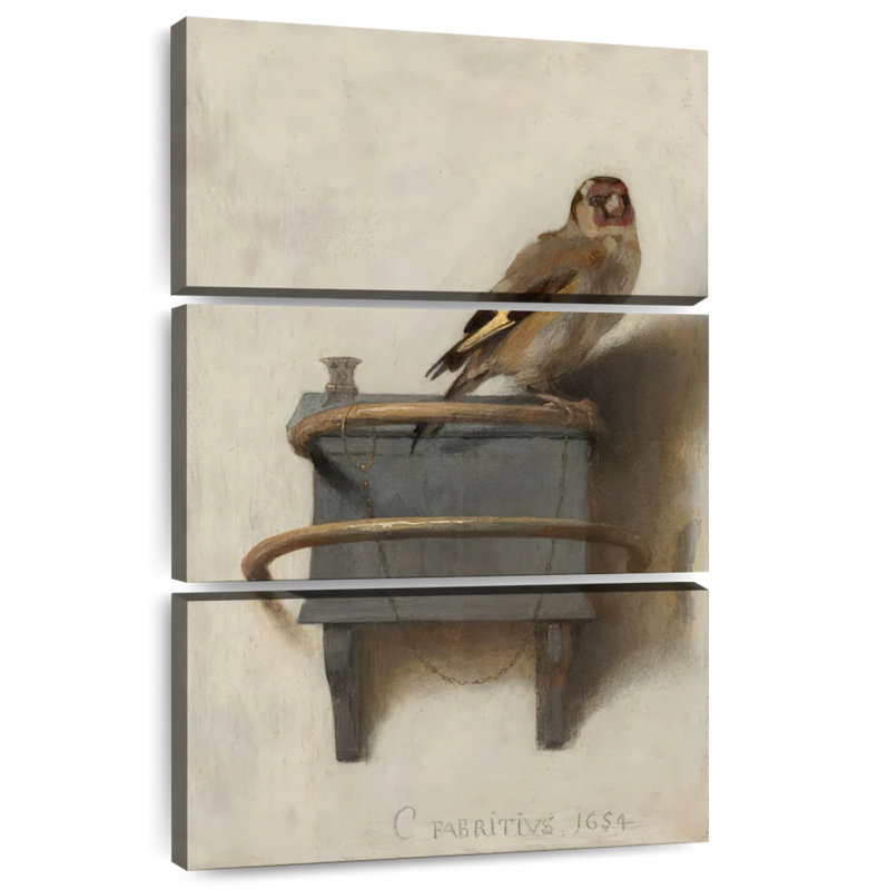 Brampt The Goldfinch 1654, 50" H x 32" W