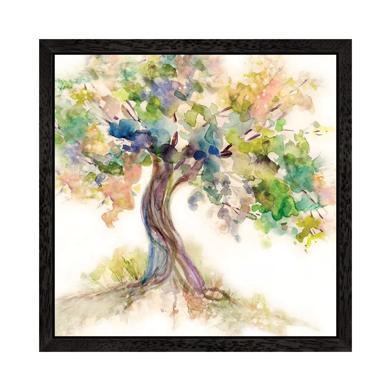 Tree Of Life by Carol Robinson - Painting on Canvas, Black Framed, 93.98 cm H x 93.98 cm W