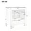 Meuble-lavabo 30 po avec lavabo style rétro