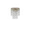 Minigiogali Wall Lamp 2 Black Glossy Chrome E26 Ul-2028332200-2028332201-2028332202