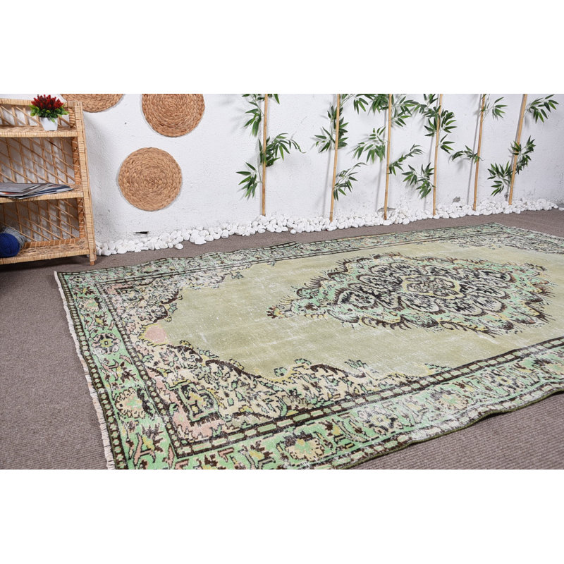 Tapis de luxe, tapis vert, tapis rétro, tapis turcs, tapis de salle à manger, tapis de décoration intérieure