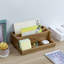 Organisateur de fournitures de bureau en acacia