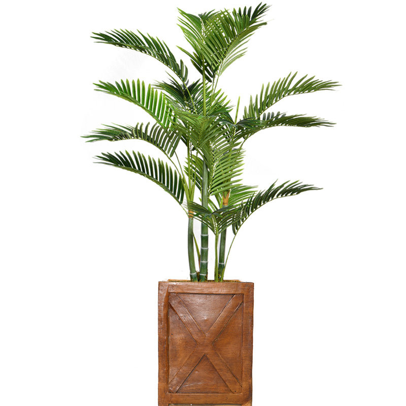 Palmier artificiel Panama en pot, H 57 po x l 38 po x P 30 po