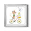 Circus Monkey - Reproduction d'art sur papier encadrée-575971901-575971878