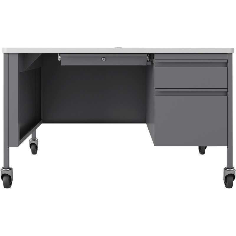 Bureau pour enseignant Fortress, Gris